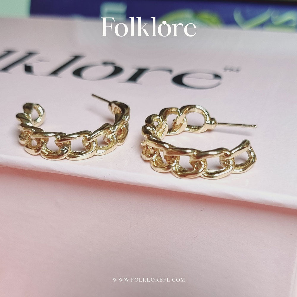 SMALL GOLD METAL HOOPS