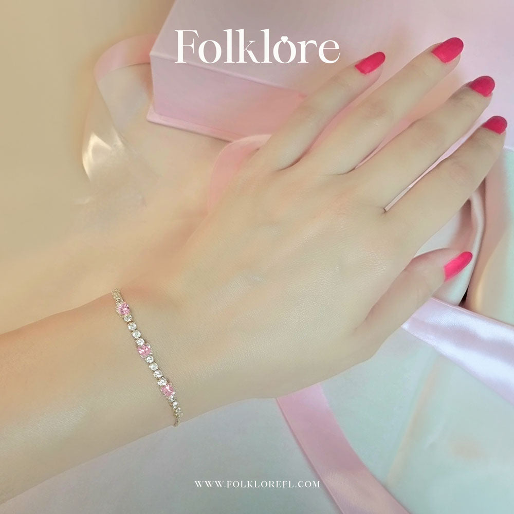 ADJUSTABLE ZIRCONIA CUBIC SLIM-FIT BRACELET