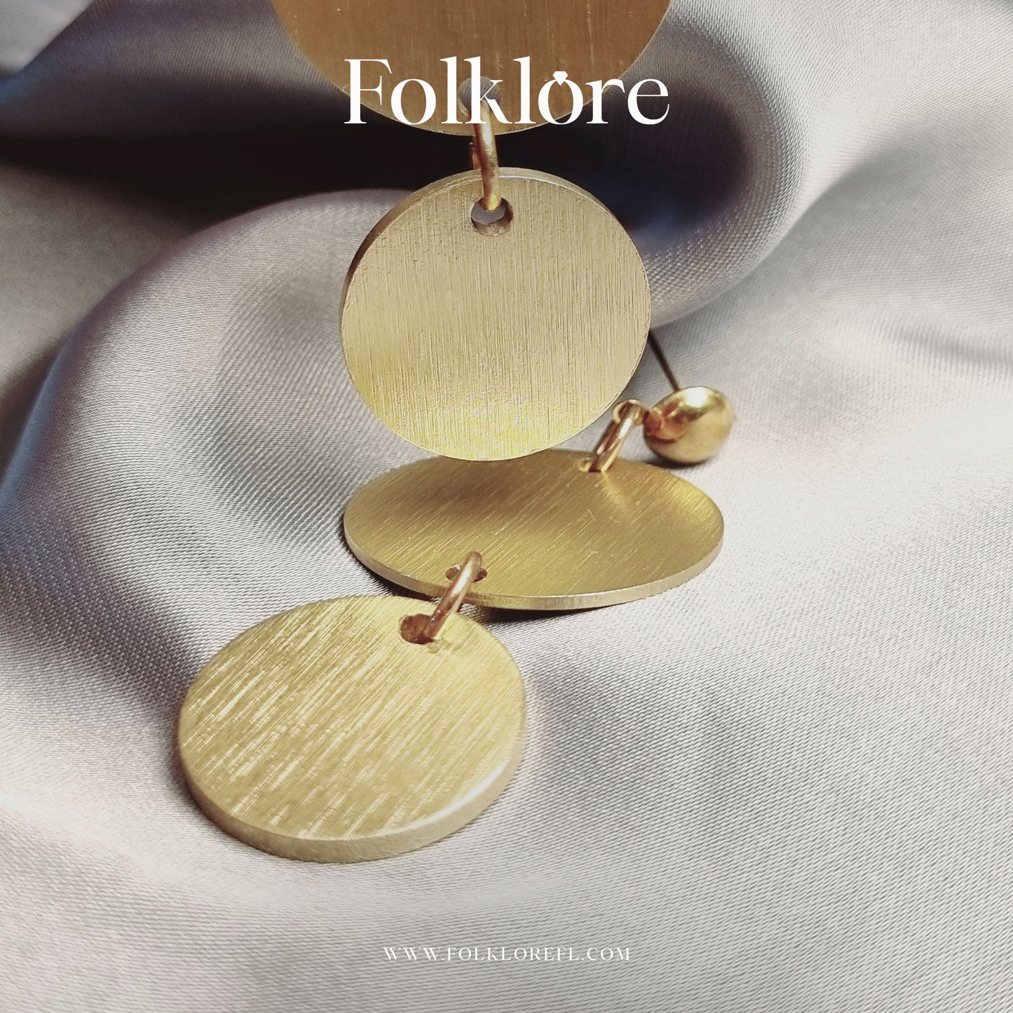 DISC DROP EARRINGS