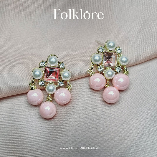 RETRO PEARL EARRINGS