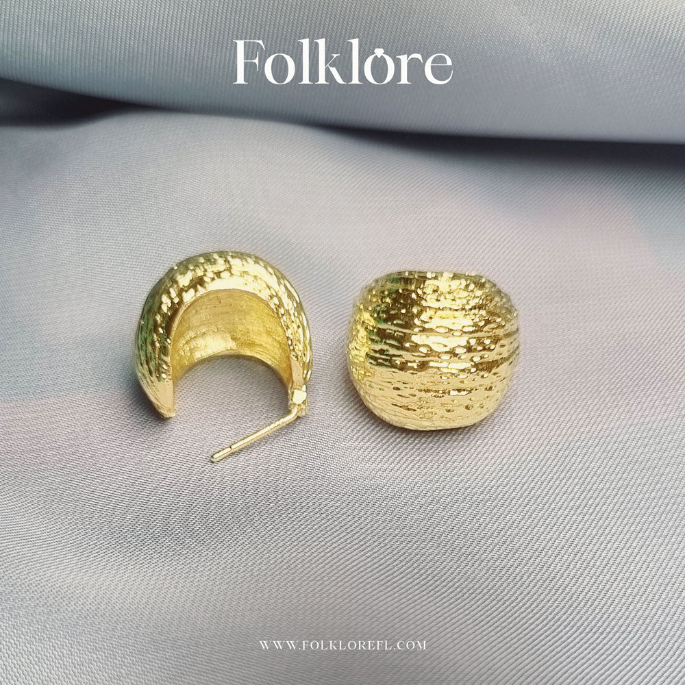 GOLD HUGGIE EARRINGS