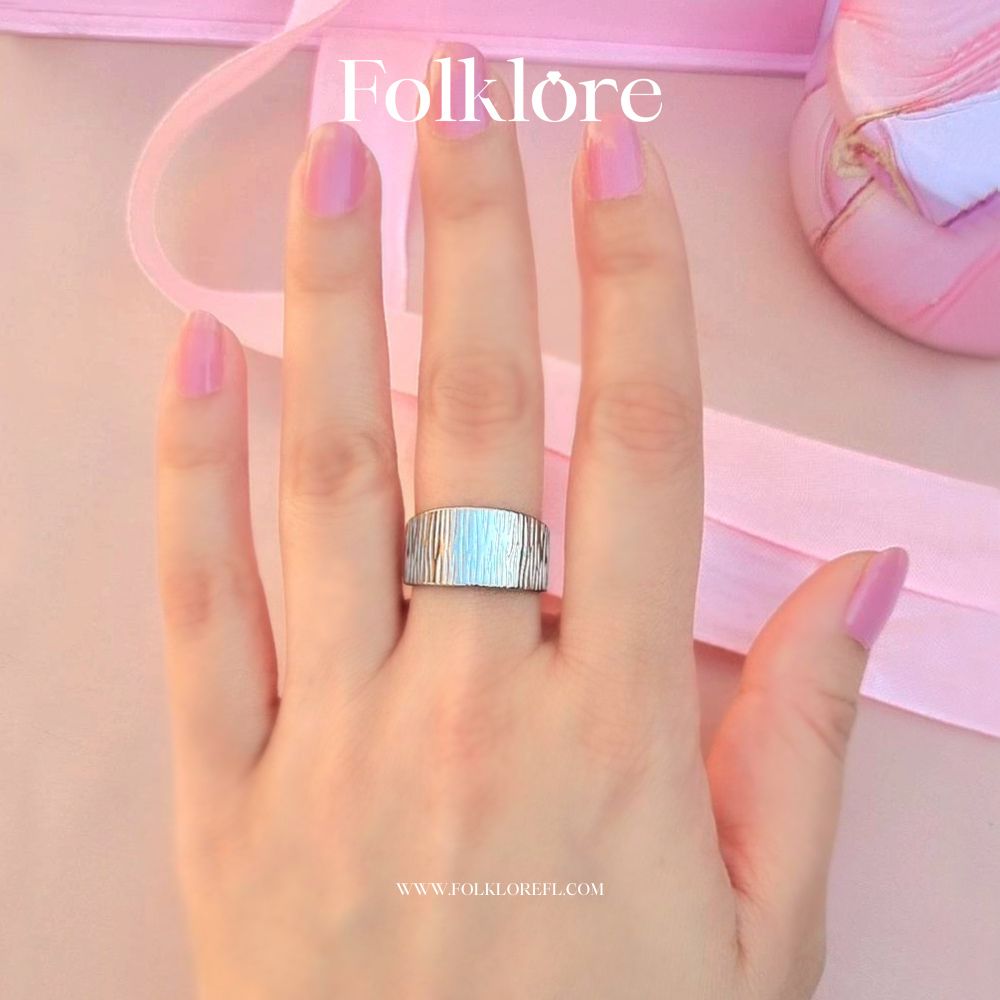SILVER CHUNKY ADJUSTABLE RING